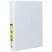 J.Burrows Recycled Insert Binder A4 3 D-Ring 25mm White