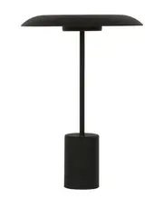 Smith LED Table Lamp with USB Port in Black