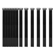 16 Pack 1x18 Inch Hook and Loop Nylon Cable Securing Straps Cords Organizer