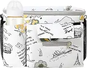 Stroller Organizer with Cup Holder – Baby Stroller Organizer Bag, Waterproof Transparent Touch Panel for Baby Boy Parents