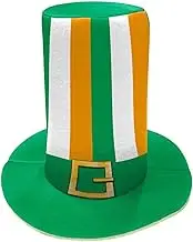 St Patricks Day Hat,Leprechaun Top Hat Headwear | St Patricks Day Accessories, Tree Topper Photo Props for Adult Teens, Party Favors