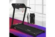 Everfit Treadmill Electric Home Gym Fitness Exercise Knob Foldable 420mm Black