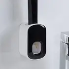 Automatic Toothpaste Dispenser Wall Mount Rack Extruder Toothpaste Holder