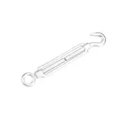Pinnacle 8mm Galvanised Turnbuckle Hook And Eye