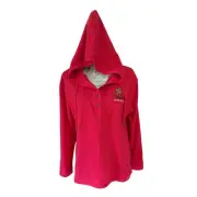 Champion Maryland Terrapins Red Pull Over Hoodie Size Large