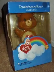 CARE BEARS Tenderheart Bear BOBBLE HEAD Wobble BOBBLEHEAD Knocker MIB KENNER '02