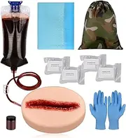 MedEduQuest Laceration Wound Packing Trainer Kit, Stop The Bleed Training Kit, Bleed Control Kit for Medical Classes - Carrying Bag