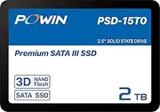 Premium SATA III SSD 2TB – 2.5 inch Internal Solid State Drive with 3D NAND Flash for Laptop, PC Desktop and External Box, Up to 490/470 MB/s Read/Write Speed (PSD-15T0)