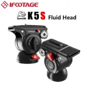 iFootage KOMODO K5s Fluid Head Panoramic Tripod Hydraulic Damping fr DSLR Camera