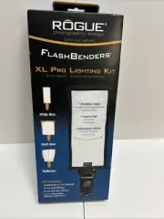 Expoimaging Rogue FlashBenders XL Pro Lighting Kit Strip Box, Soft Box, Reflecto