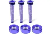3x Filter Kits for DYSON V7 (SV11, SV37) & V8 (SV10, SV25) Vacuum Cleaners
