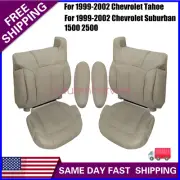 Fits Chevy Tahoe Suburban 1999-2002 Front Leather Seat Cover Light Tan 522 922