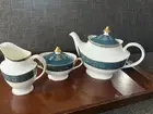 Royal Doulton Carlyle Tea Pot Suger Pot Creamer Set of 3