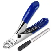 Professional Pet Claw Trimmer, Free Nail File, Stainless Steel Razor Sharp Blade