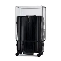 在飛比找momo購物網優惠-透明加厚耐磨 PVC 行李箱保護套(3種尺寸可選)