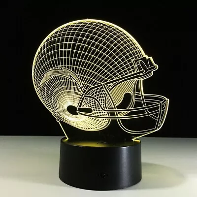 Los Angeles Chargers San Diego LED Light Lamp Collectible Herbert Allen Gift