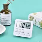 LCD Digital Display Kitchen Timer Alarm Clock Stopwatch With Flashing Light