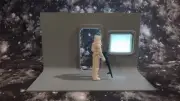Spaceship Starship Diorama 1:18 Scale Action Figures Display Space Panel Wall
