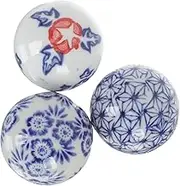 3Pcs Floating Ceramic Balls for Fish Tank Decorative Ornaments for Aquarium High Grade Home Decor Random Colors Enhance Natural Aquarium Aesthetics