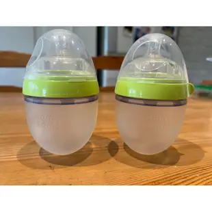 (二手)🍼comotomo矽膠奶瓶 綠色/2入組