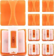 10 Pcs Replacement Blades for Paper Cutter A4 Paper Trimmer Blade with Automatic Security Safeguard (Orange)