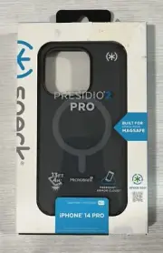 Speck Presidio2 Pro MagSafe Case for Apple iPhone 14 Pro - Charcoal