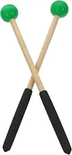 HAMPPLIES 1Pairs Marimba Drumsticks Comfortable Tongue Drum Mallets for Percussion Instruments Lightweight Practice Mallets Smooth Finish for Reduced Fatigue for