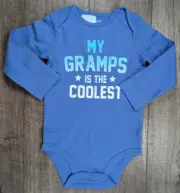 Baby Boy Clothes New Carter's 18 Month My Gramps Is The Coolest Bodysuit