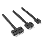 2/4/6 Prong DIY Lacing Stitching Chisel 4mm 5mm Leathercraft Punching Tool