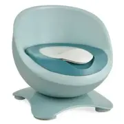 Egg Shaped Potty Training Toilet with Removable Container - Blue- Toddler New