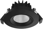 10W Dimmable Tri Color Gimble SMD LED Downlight Kit | 90mm Cutout | 3A Lighting (Black)