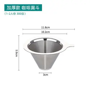 咖啡濾紙 錐形濾紙 濾紙 咖啡漏鬥咖啡濾網濾杯手沖咖啡器具套裝免濾紙超細加密咖啡過濾器『cyd21418』