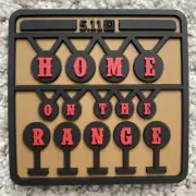 *BRAND NEW* 5.11 TACTICAL HOME ON THE RANGE PATCH PVC, HOOK AND LOOP BACKING