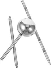 Yardwe 14 Metal Soil Sampler Stainless Steel Soil Probe Garden Lawn Care Comfortable to Hold Design