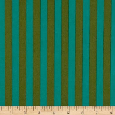 All Stars Stripe Agave Tula Pink Cotton Quilting Fabric 1/2 YARD