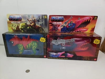 Masters Of The Universe Battle Cat Fighting Tiger and Land Shark 2020 in box