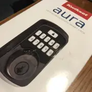 Kwikset Aura Keypad Bluetooth Smart Lock Venetian Bronze Finish