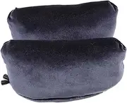 1Pair Crutches Pads Replacement Cushion Thickened Underarm Soft Cushions for Crutches Dual Protection Resistant Support for Relief Grey