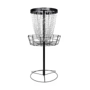 MVP Black Hole Pro 24-Chain Portable Disc Golf Basket Target Metal Construction