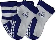 [AFL] North Melbourne Kangaroos Infant Non Slip Crew Supporter Socks 4 pairs | Australian Football League