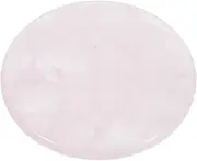 DEARMAMY 1Pc Jade Gasket for Eyelash Extensions Round Adhesive Pallet Holder for Glue Application Pink Color Essential Tool for Women