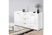 Artiss Buffet Sideboard High Gloss - White