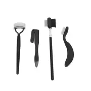 4PCS Eyebrow Trimmer Brow Razor Blades Eyebrow Comb Hair Remover Folding Set