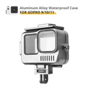 Waterproof Housings for Gopro 9 10 Hero 11 Cage Vertical Aluminum Alloy Case 40m