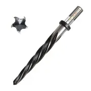 7/16" Bridge Construction Reamer Drill Bit, M2 HSS Taper Chucking Reamer for ...