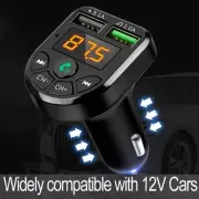 Handsfree Wireless Car FM Transmitter with Noise Cancellation Technology