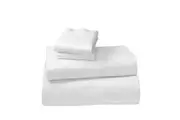 1000 Thread Count Cotton Rich King Bed Sheets 4-Piece Set in White
