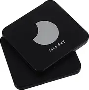 Generic 2pcs Folding Vanity Mirror Mini Accessories Mirror Accessories Headphones Sponge Strip Hanger Mini Model Portable Mirror Pocket Mirror Makeup Earphone Black Aluminum Mirror