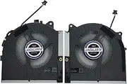 LANDALANYA Replacement New CPU and GPU Cooling Fan for Dell Alienware M17 R5 2022 Laptop MG75091V1-C080-S9A MG75091V1-C090-S9A DC12V Fan