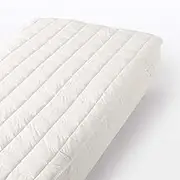 MUJI 84665745 Wool Blend Bed Pad with Rubber/D, 55.1 x 78.7 inches (140 x 200 cm)